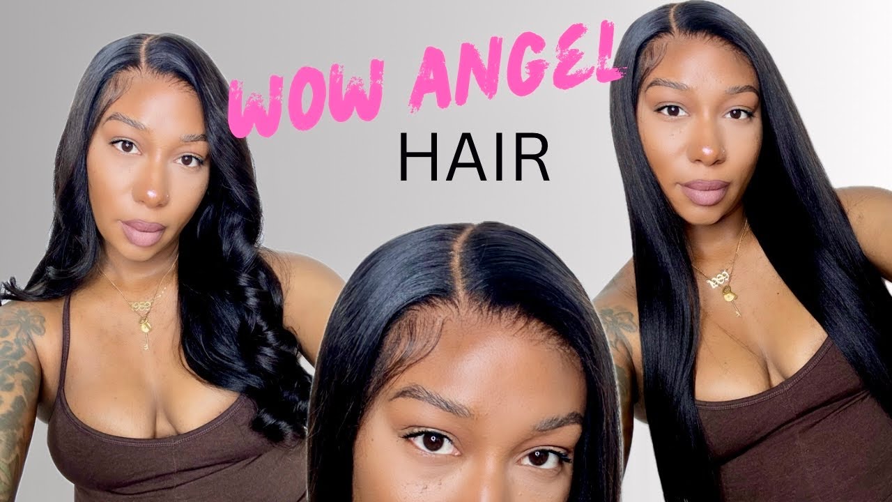 HD Lace Melt So Real! Прямой парик Yaki 13x6, трансформация от WowAngel
