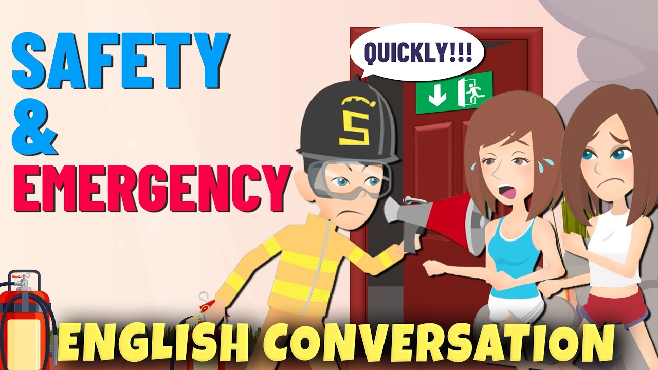 Learn English Conversations About Safety & Emergency for Beginners | Real-life English Dialogues