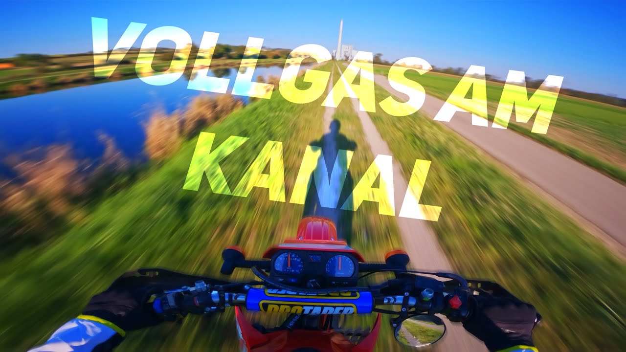 VOLLGAS neben KANAL | 2-Takt PURER SOUND | Kawasaki KMX 125b