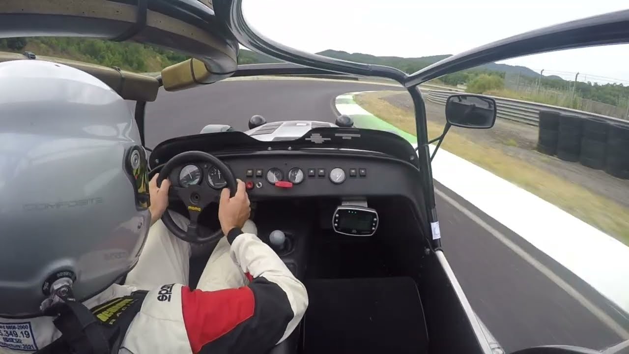 Découverte Circuit Alès (sens horaire) - Caterham Seven 275 Roadsport (Pneus Nankang NS-2R)