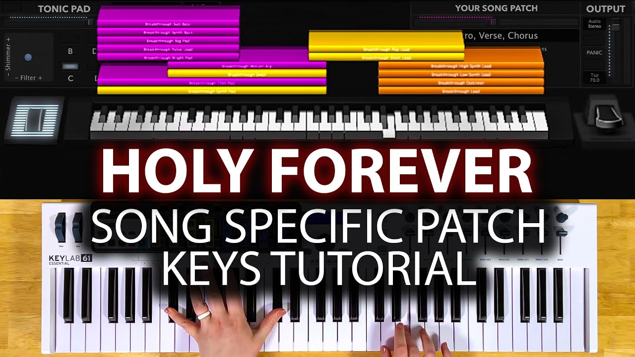 Holy Forever - MainStage patch keyboard tutorial- Bethel Music