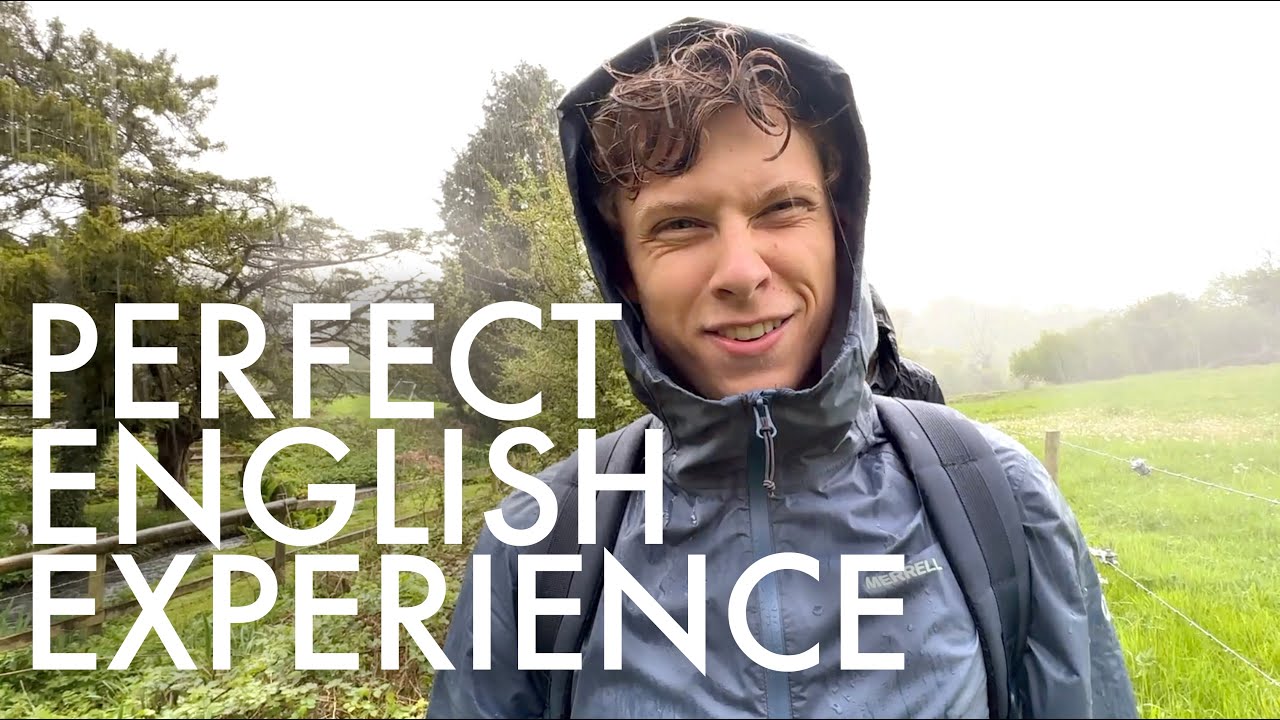 CAUGHT IN THE RAIN IN THE ENGLISH COUNTRYSIDE