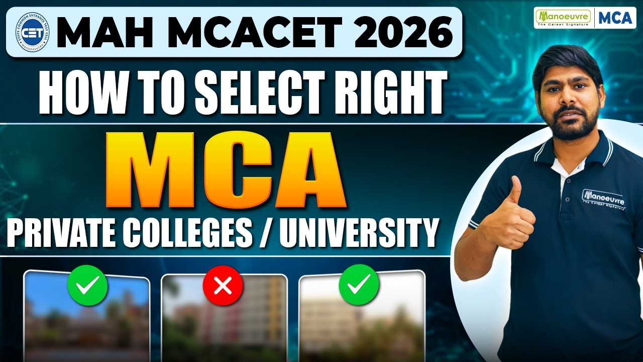 How to Choose the Best MCA College After MAH MCACET 2026? 🔥 Private Colleges & Universities Guide
