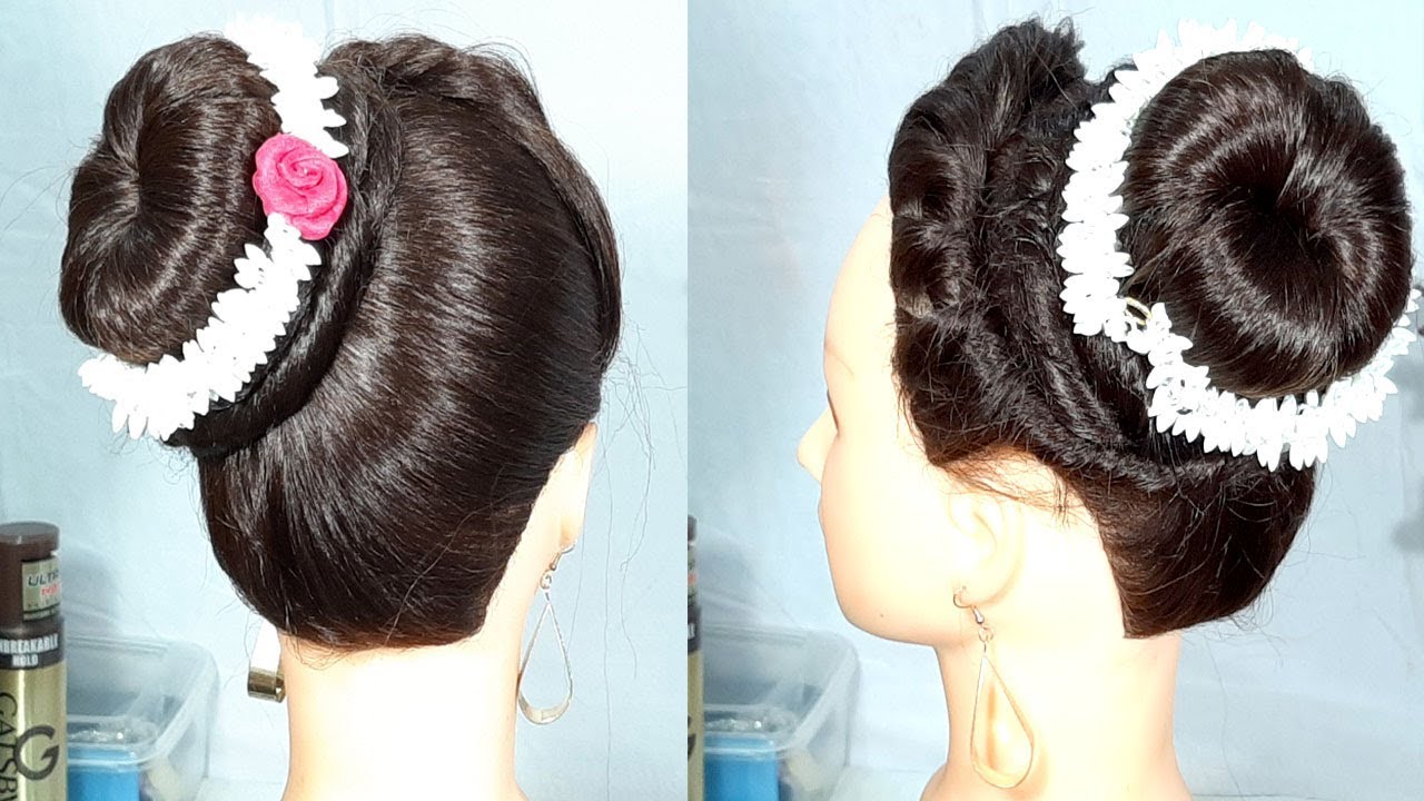Quick side bun hairstyle for weddings & party || new hairstyles || hairstyle 2019 || hairstyles