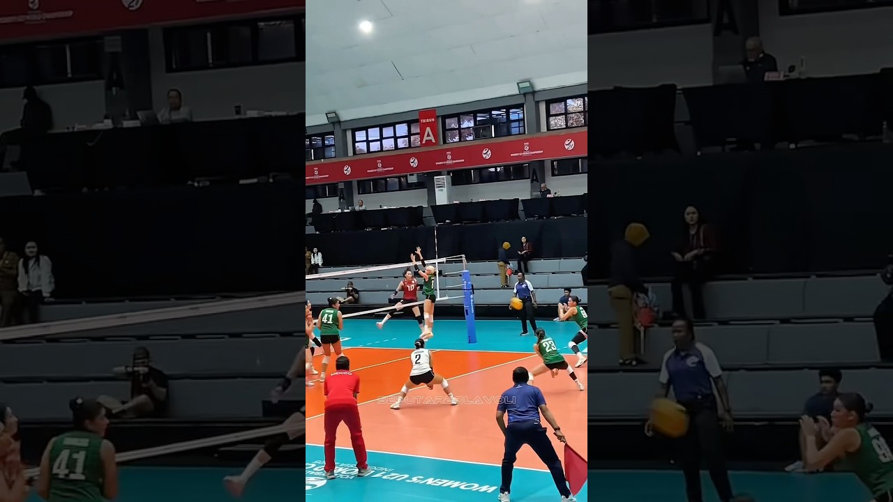 Spike keras gwak seon-ok di fivb surabaya 🔥 #koreavolleyball #fivbworldcup #gwakseonok