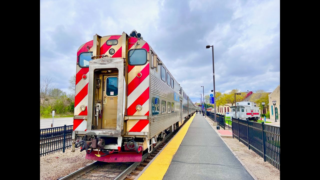 Metra BNSF Cab Car Ride Full Line from Aurora to Chicago Union Station Episode 2
