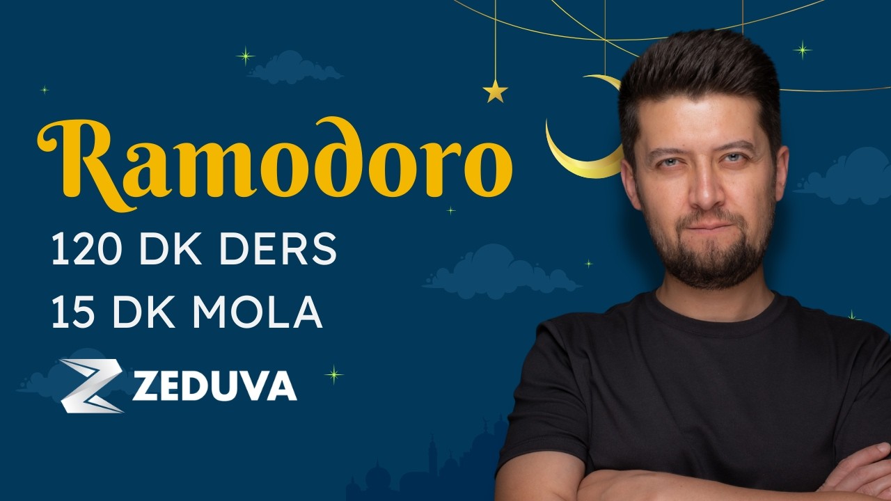 Sahurdan İftara Beraber Ders Çalışıyoruz. Ramodoro ❤️ | ZEDUVA SINIFI Sanal Kütüphane