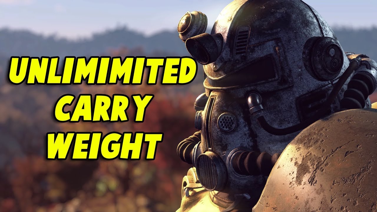 Fallout 76 - Unlimited Carry Weight Glitch