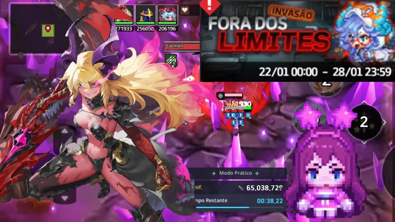 Guardian Tales RAID (Season 23) | Dicas e Rotações - VS Carmen (Corrigido Relíquias)