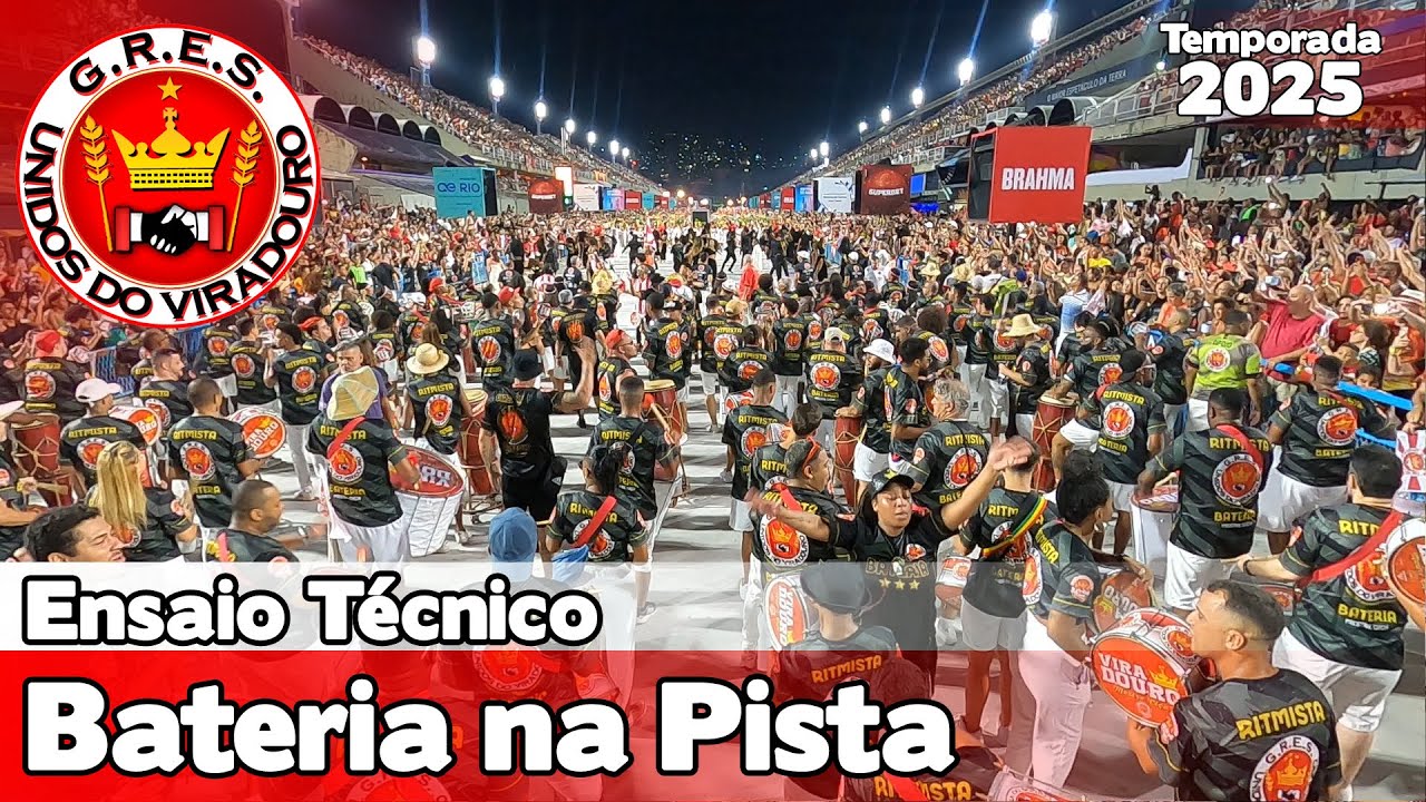 Viradouro 2025 | Pista  - Ensaio Técnico |  Samba ao vivo #ET25