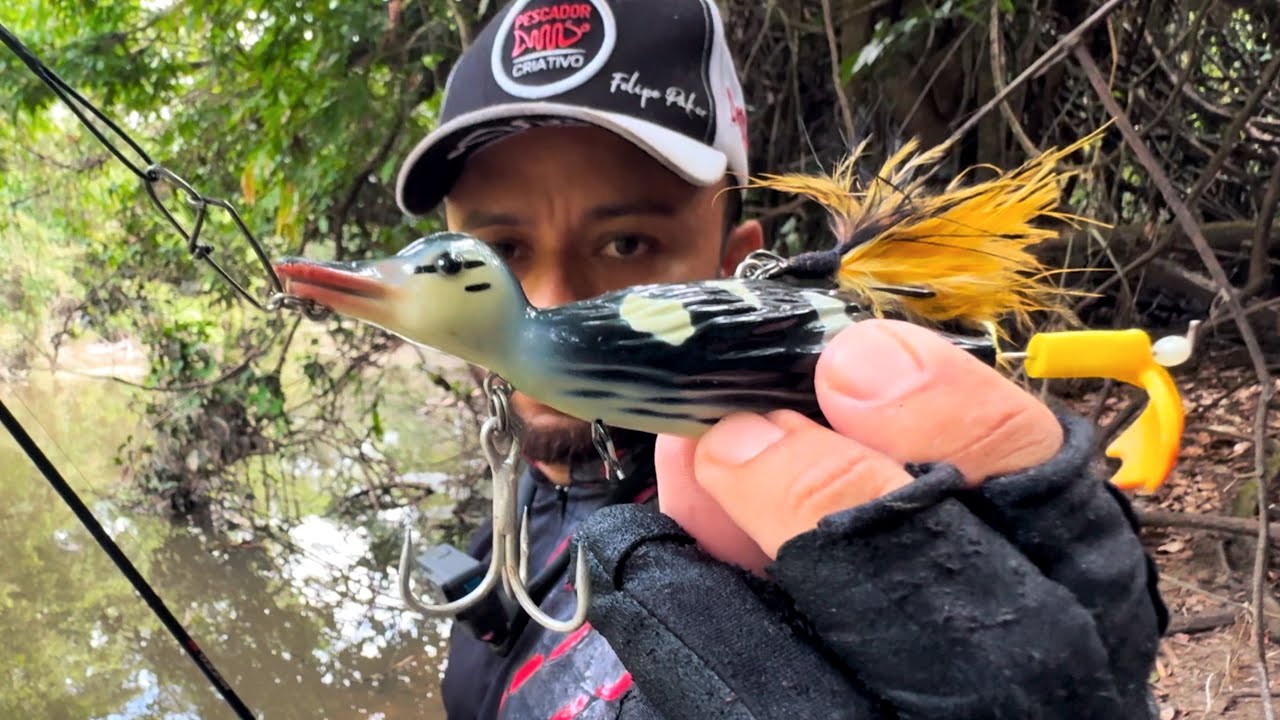 O ATAQUE DO PATO LOUCO NO PÂNTANO ALAGADO DA AMAZÔNIA😱Pescaria