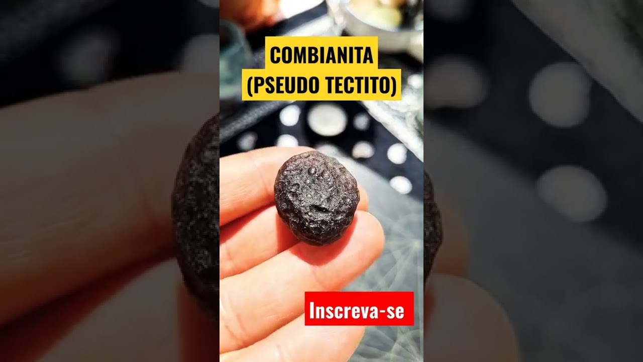 COLOMBIANITA - COLOMBIANITE - TECTITO - TEKTITE #shorts #cristal #india #tektite #colombia #pedra