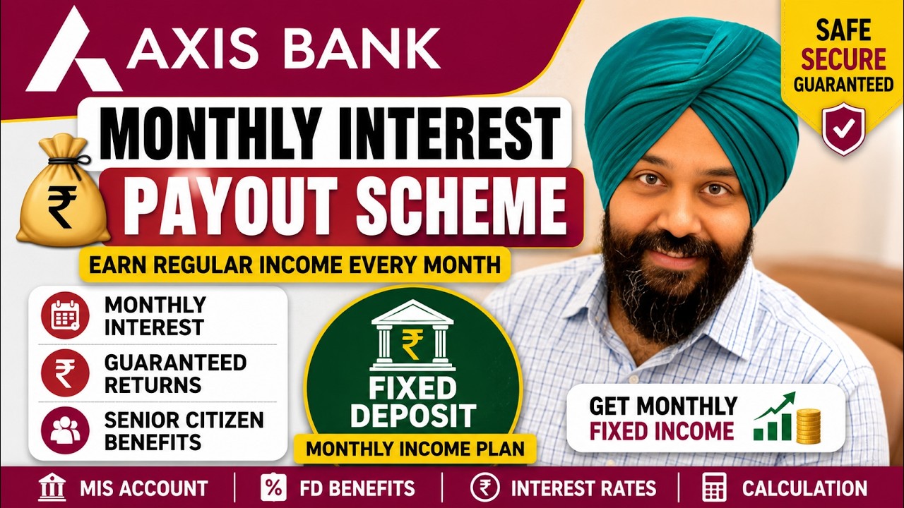 Axis Bank Monthly Interest Payout Scheme 2026 | Earn Regular Income Every Month | Axis Bank MIS Plan