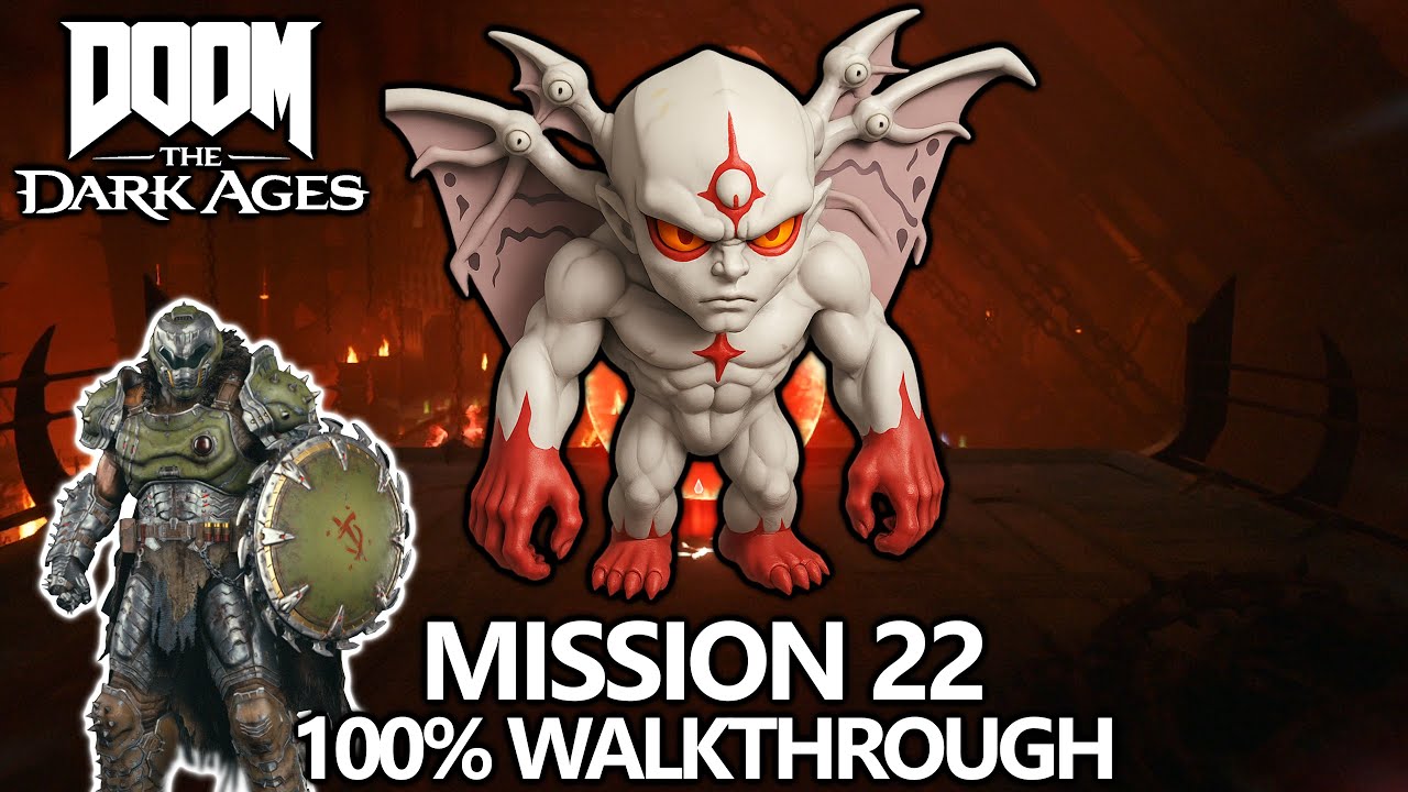 DOOM The Dark Ages - 100% Walkthrough - Mission 22 - All Secrets, Collectibles, Upgrades, Challenges