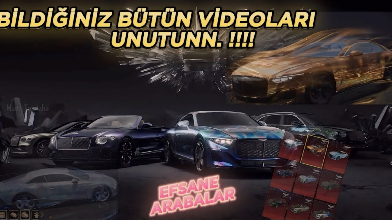 PUBG YENİ PREMIUM SANDIK BELLİ OLDU, EFSANE BENTLEY ARABALAR GELİYOR