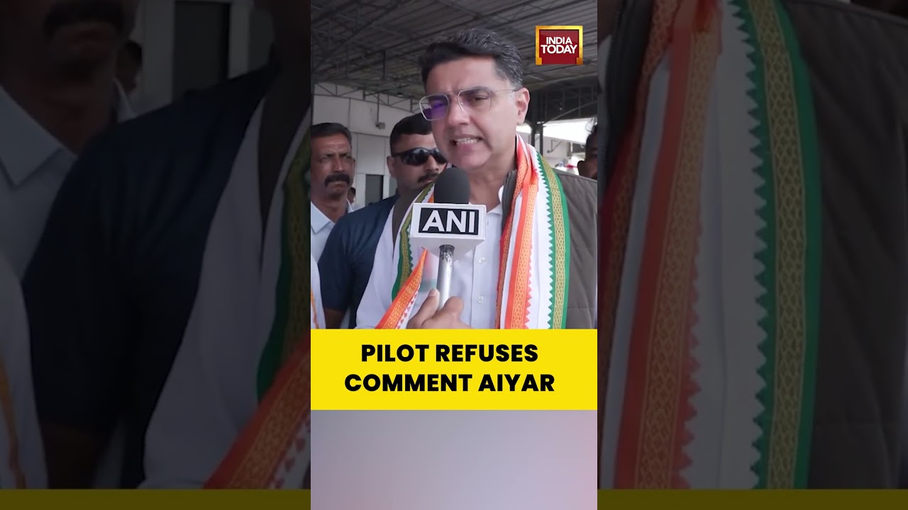Sachin Pilot Responds to Mani Shankar Aiyar Remark | Kerala Assembly Elections Update