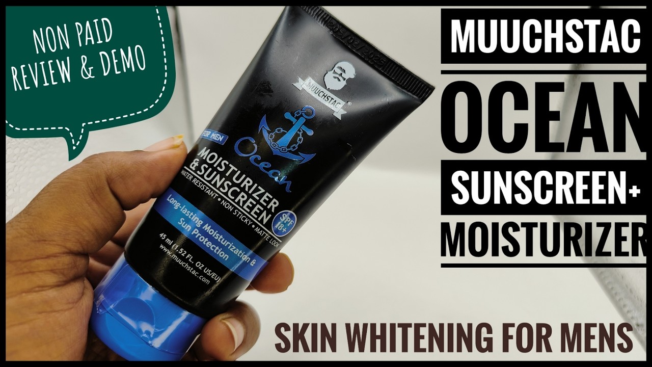 Muuchstac Men's Ocean Moisturizer & Sunscreen Review | Kaise Use Kare |Side Effects | हिंदी में