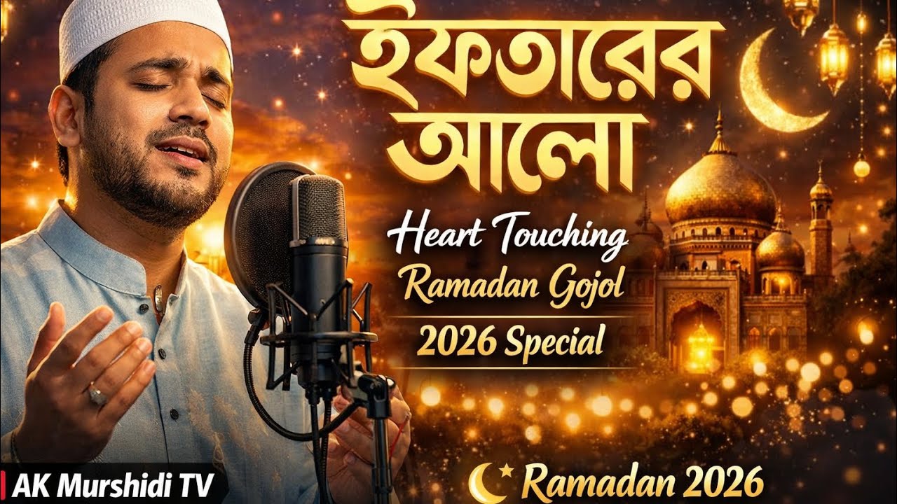 Iftarer Alo – ইফতারের আলো 🌙 | Bangla Ramadan Gojol 2026 | Emotional Islamic Song | AK Murshidi TV