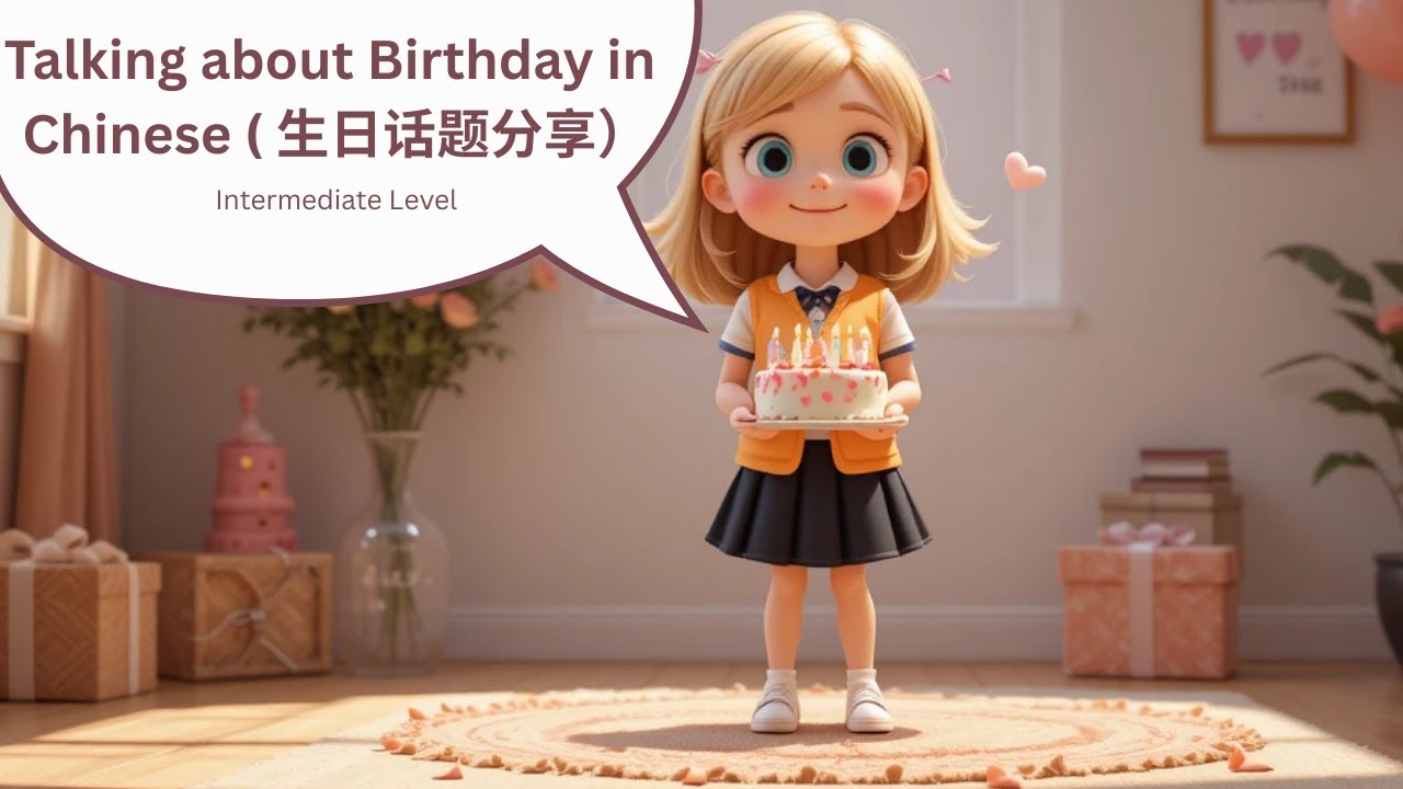 Chinese Conversation Practice about Birthdays - Intermediate