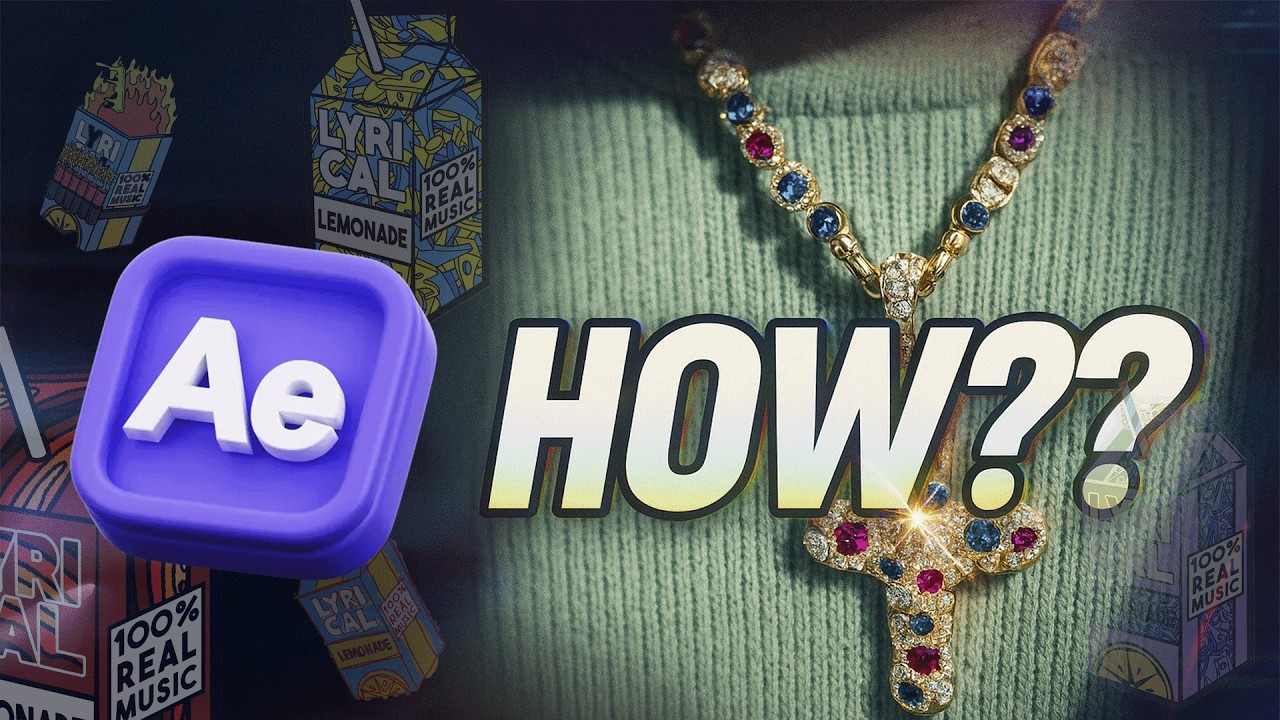 This Lyrical Lemonade Chain Effect is Insane (After Effects Tutorial)