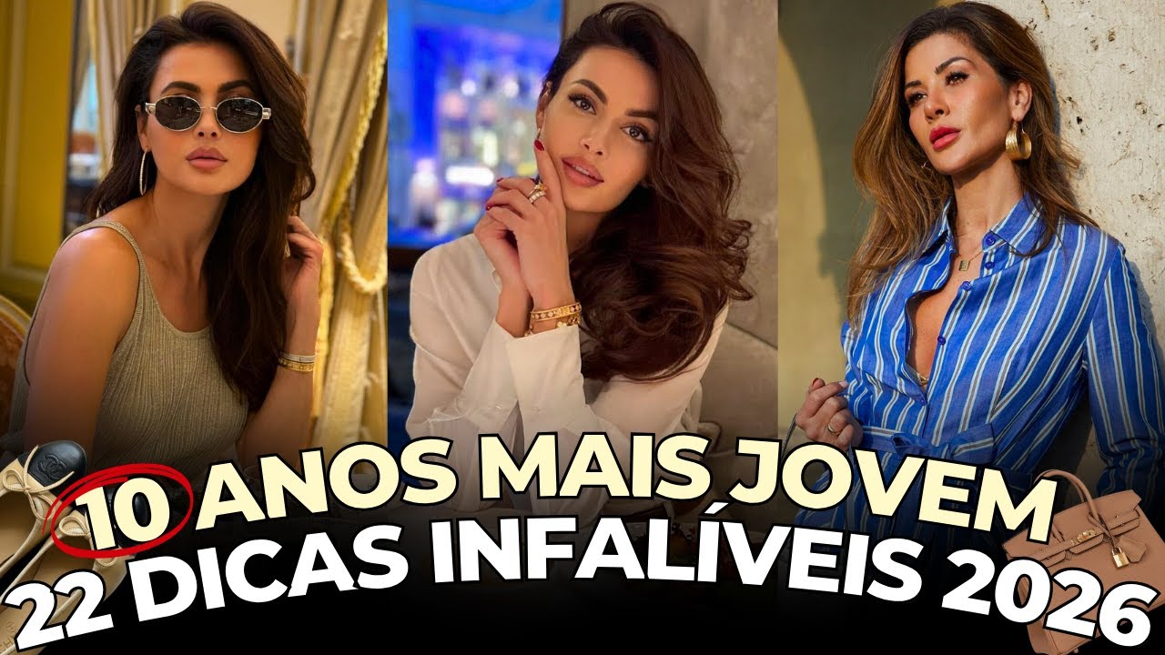 💁‍♀️ 10 ANOS MAIS JOVEM: 22 Dicas de Moda e Estilo Infalíveis p/ Rejuvenescer em 2026 - PARTE 2 ✨