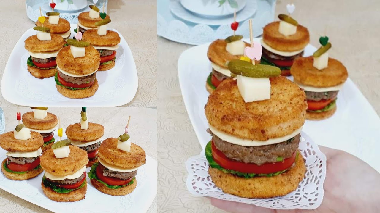 برغر🍔 بخبز التوست سهل و سريع التحضير و البنة تقتل😋😋😋