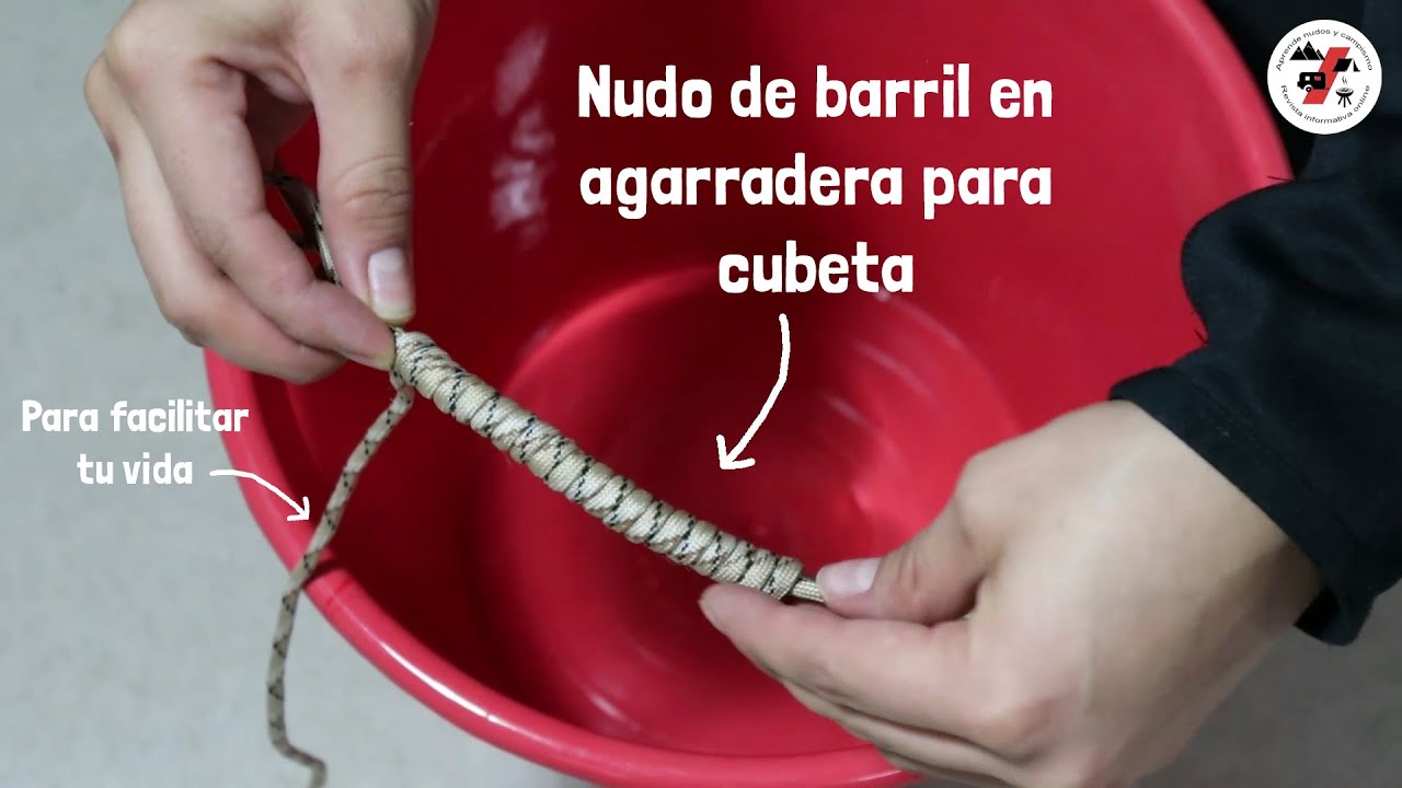 Facilita tu vida con este nudo - Nudo de barril como agarradera
