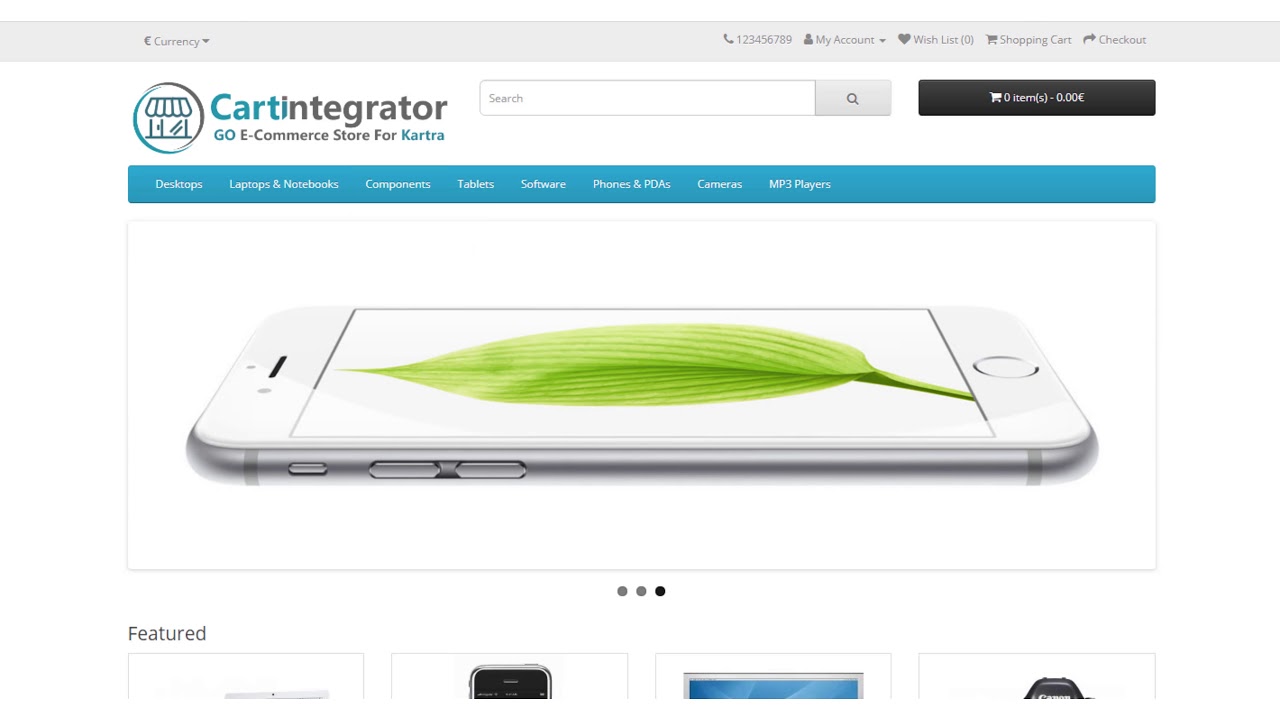 Kartra GO E Commerce Store Settings Image - Mail - Server. Cart Integrator