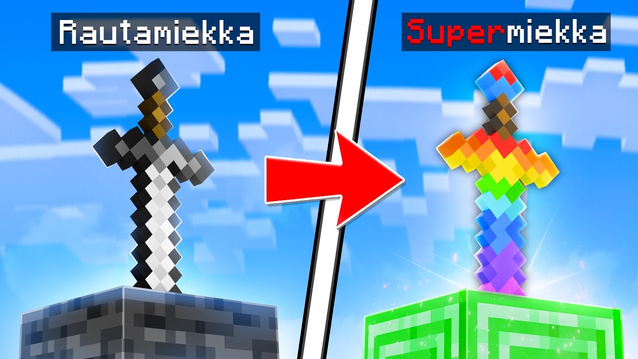 Minecraft, MUTTA Voin PÄIVITTÄÄ ESINEITÄ?!