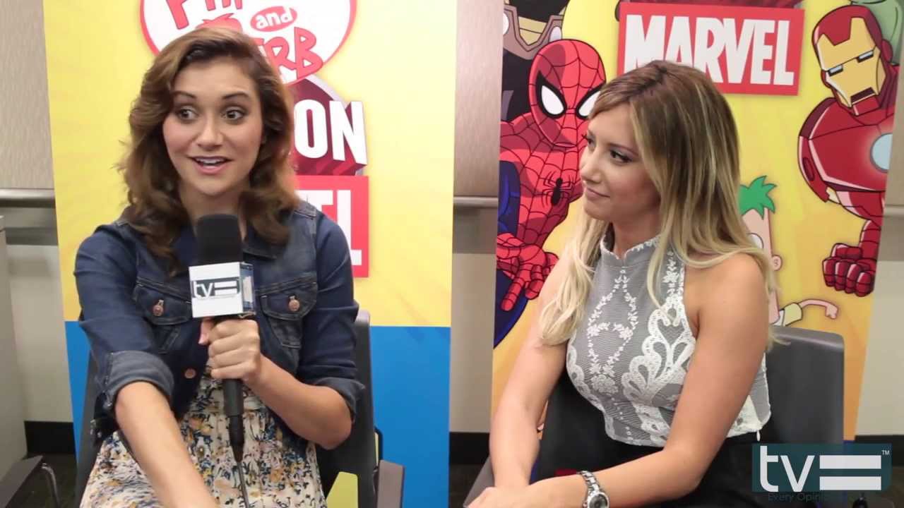 Ashley Tisdale & Alyson Stoner Interview - Phineas & Ferb Mission Marvel