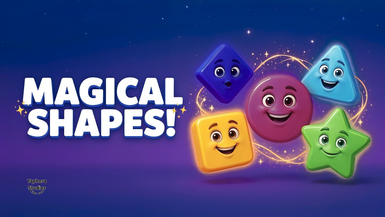 MAGICAL SHAPES ADVENTURE | CIRCLE, SQUARE, TRIANGLE & MORE | SHSAPE SONG | LEARNING SHAPE