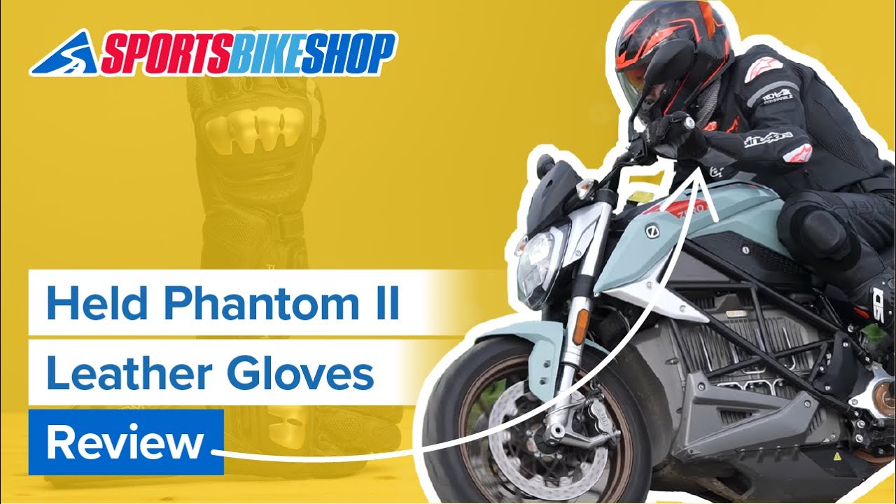 Held Phantom II motorcycle gloves review - Sportsbikeshop