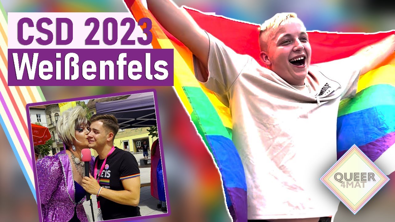 Erster CSD im Burgenlandkreis - CSD Weißenfels 2023 I Queer4mat