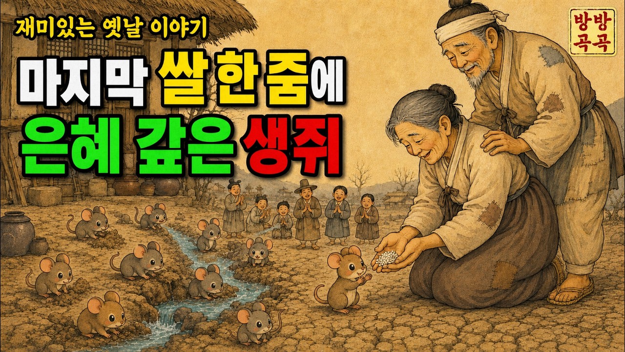 은혜갚은 생쥐. ( 옛날이야기·야담·민담·전설·설화·오디오북