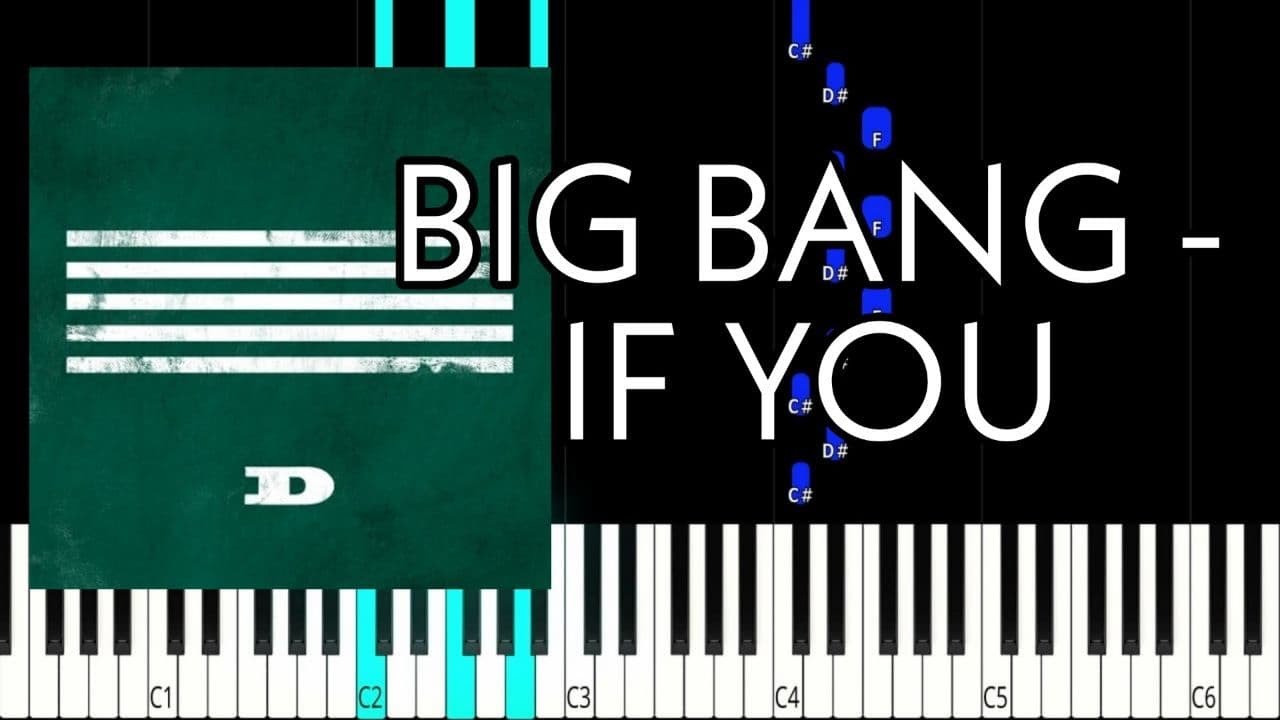 BIGBANG - IF YOU - (Piano Tutorial) [Synthesia] (EASY)