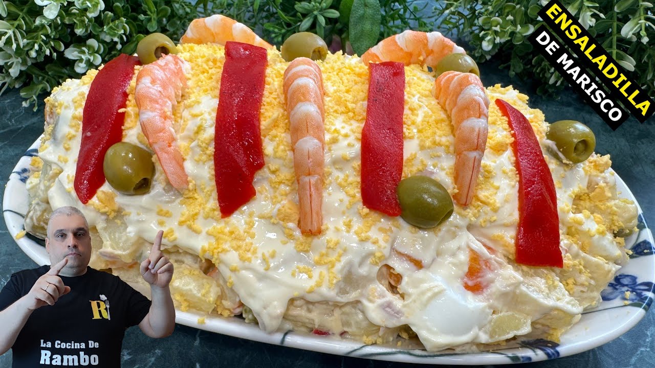 ¡Receta de Ensaladilla de Marisco Paso a Paso! ¡Te gustará! 😋 Receta de Verano 😎