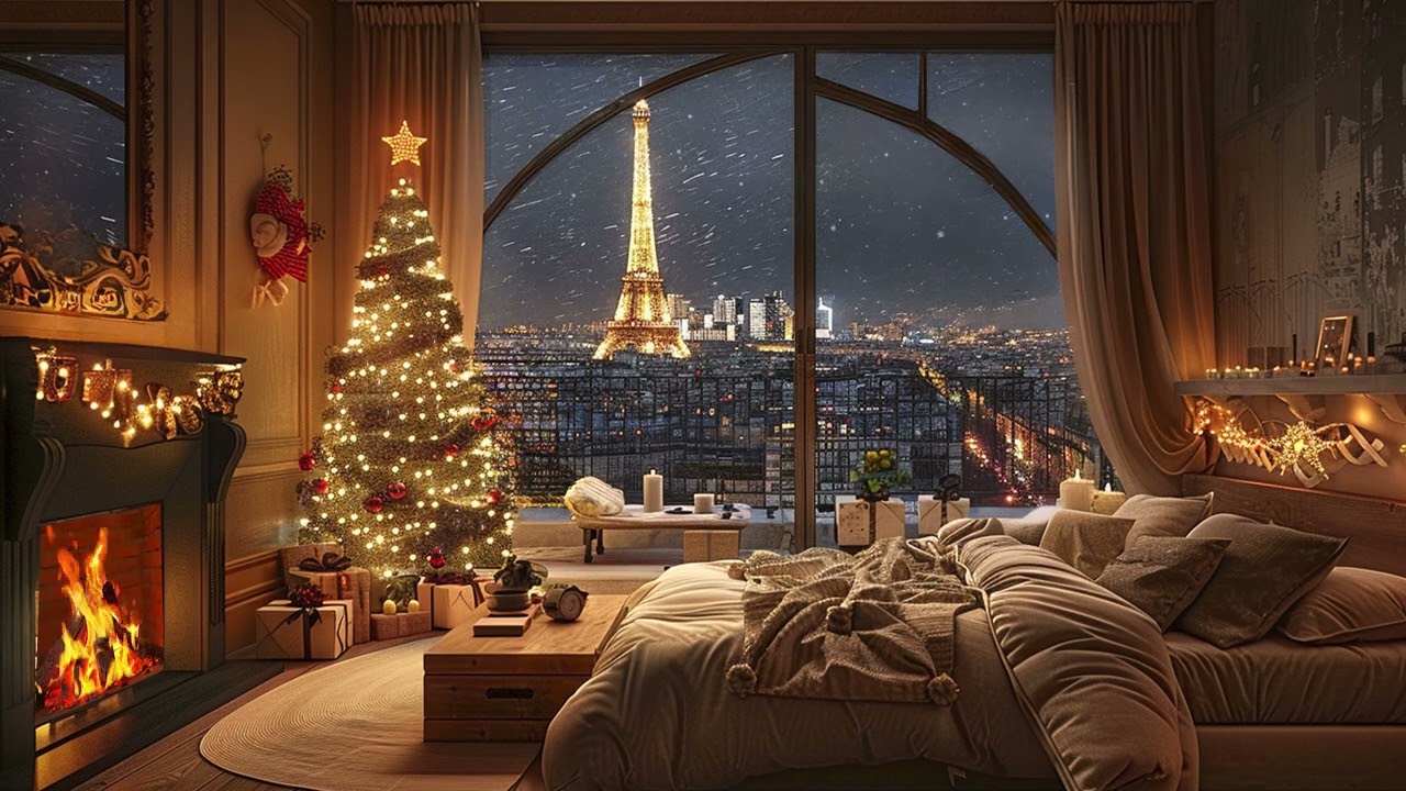 Soft Piano Melodies for Warm Nights in a Snowy Bedroom | Jazz Enjoy for Better Mood