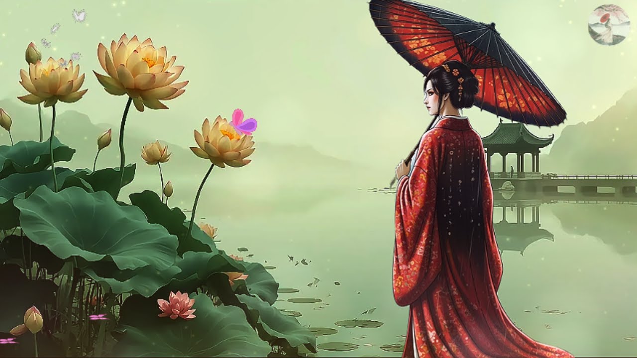 Peaceful chinese  Animetion Music for Stress Relief & Relaxation @MusicToPeaceful