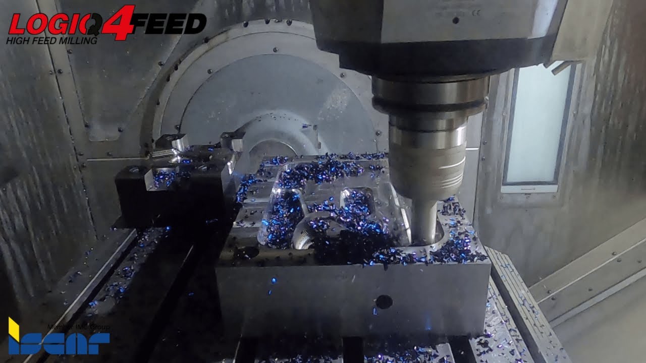 Hochvorschubfräsen in 1.2379 mit LOGIQ4FEED