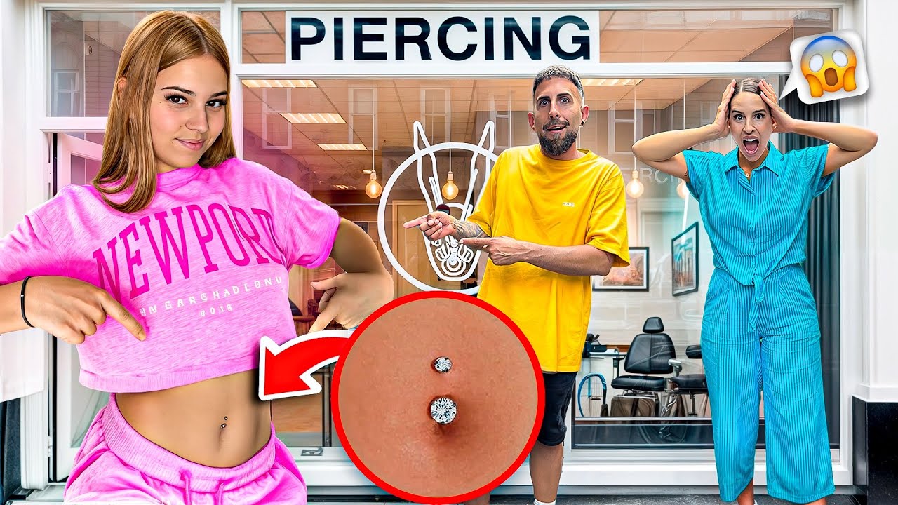 ME HAGO EL PIERCING DEL OMBLIGO A ESCONDIDAS DE MIS PADRES - GRABO SU REACCIÓN / El mundo de Indy