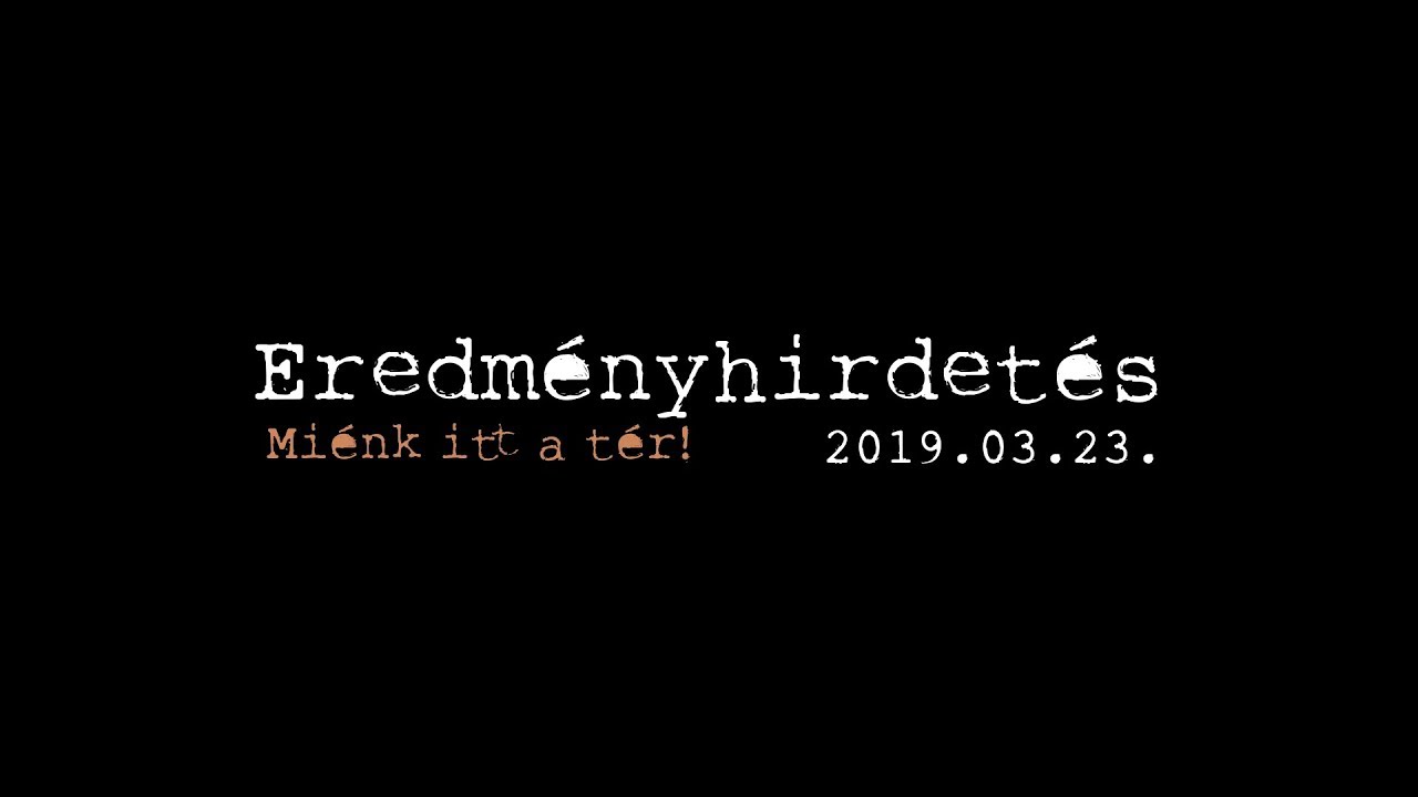 XXI. Színjátszó Fesztivál Eredményhirdetés