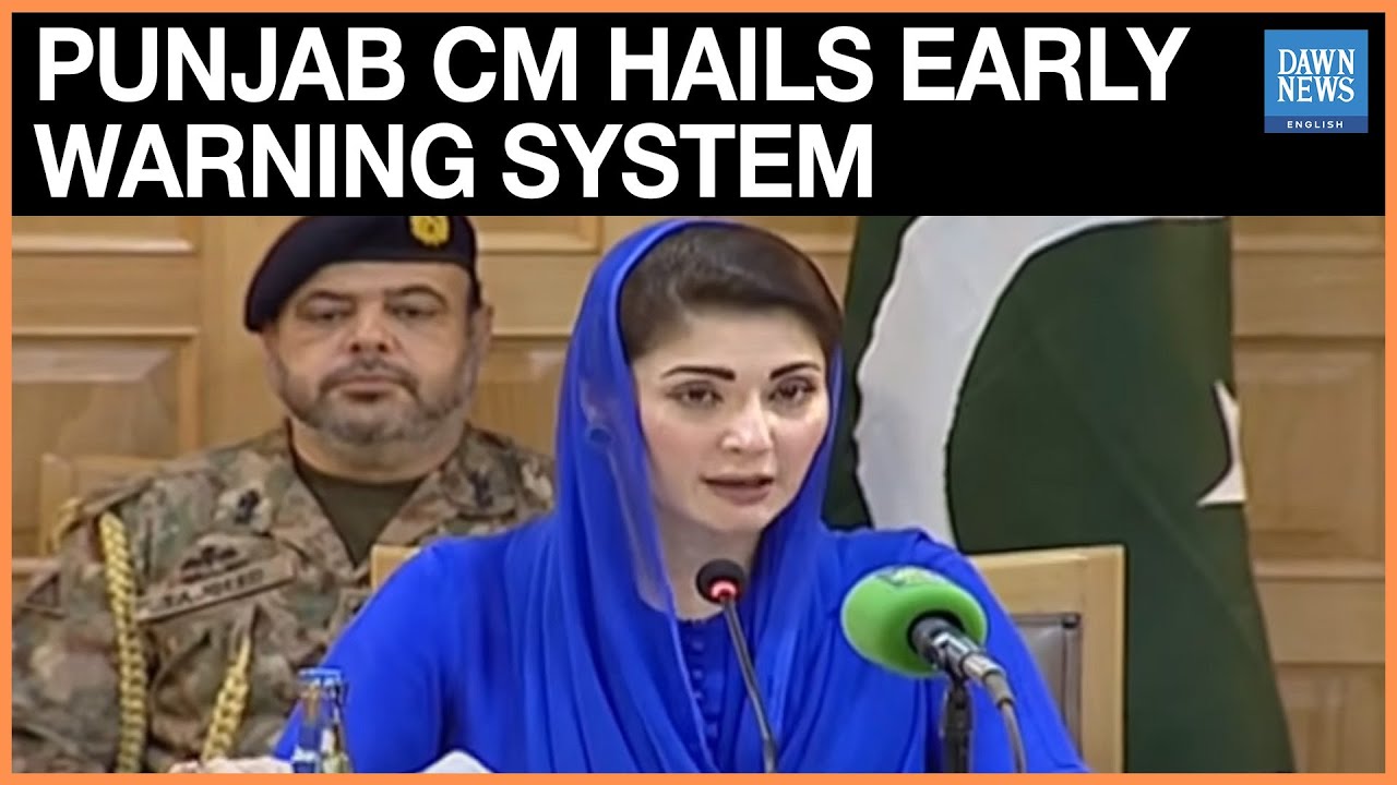 Punjab CM Maryam Nawaz Hails Early Warning System; Urges Climate Adaptation | Pakistan Floods