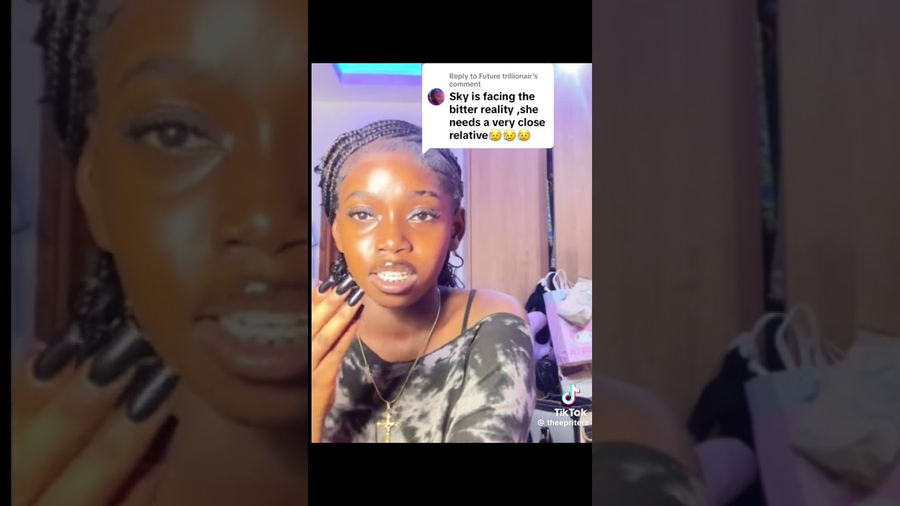Sky explains about her mother's death