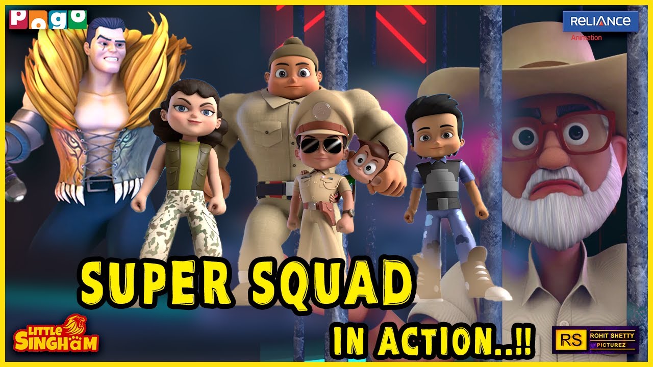 Little Singham & Super Squad in Action! 💥 🦁⚔️ | Full Power Story | Only on #pogochannel