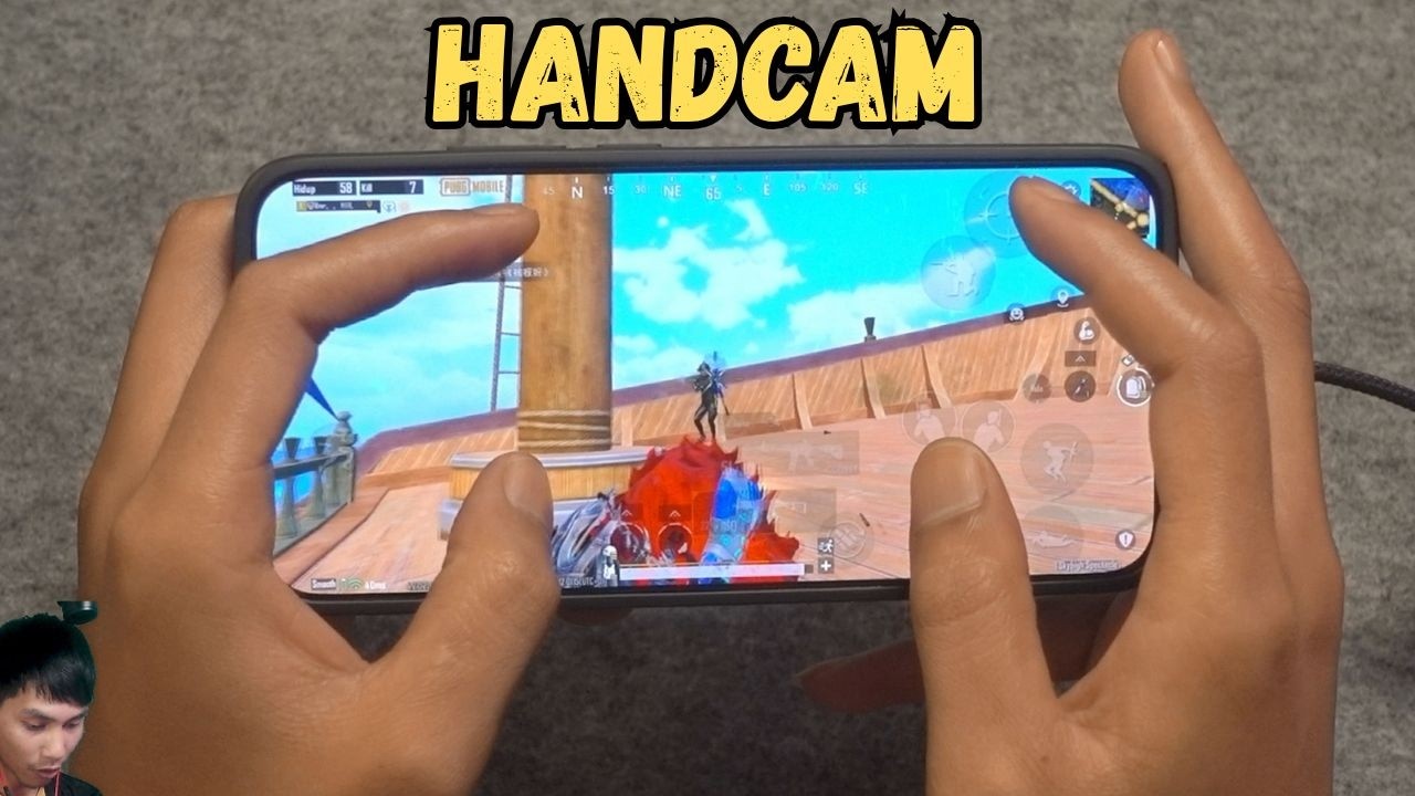 Best HANDCAM 4 Finger Claw + Gyroscope 🔥 Poco F7 120 FPS ❤️ PUBG Mobile