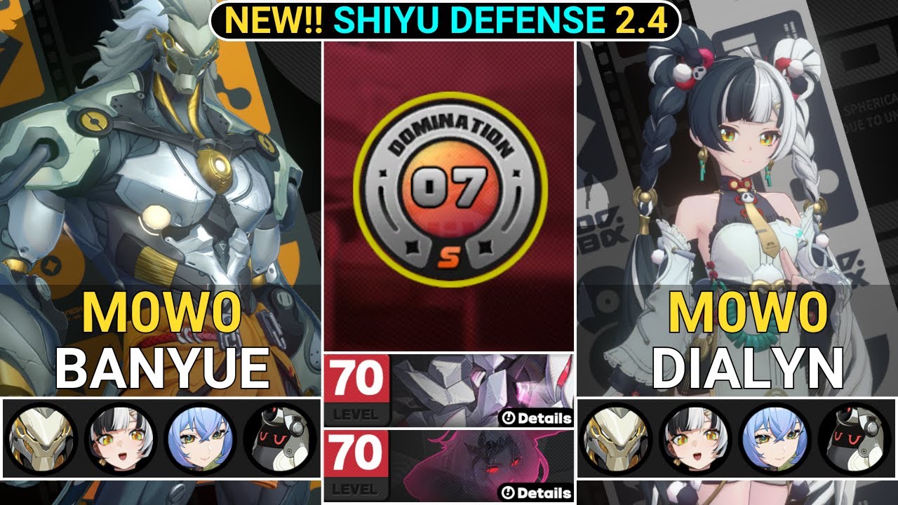 NEW CHARACTER! M0W0 Banyue X Dialyn Showcase | NEW!! Shiyu Defense Zenless Zone Zero 2.4