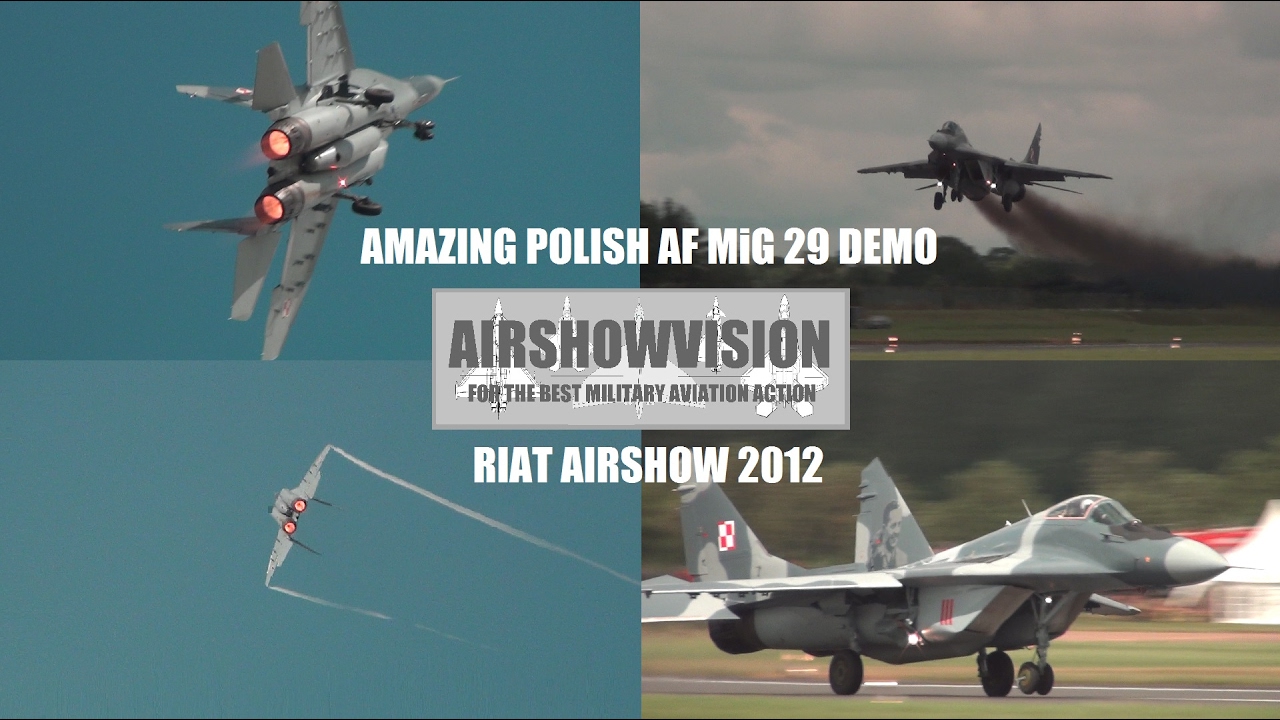 MIG 29 (POLISH AIR FORCE) DEMO 2012 (airshowvision)