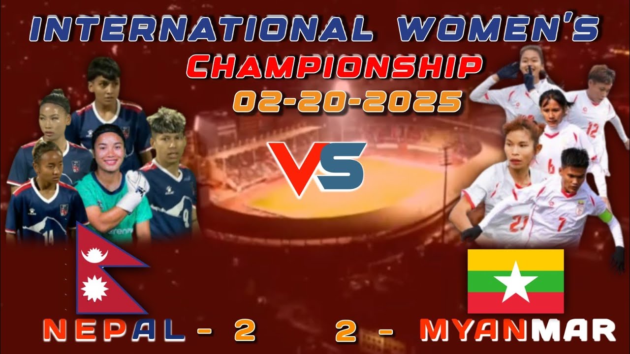 Nepal vs Myanmar | international women's championship 2025