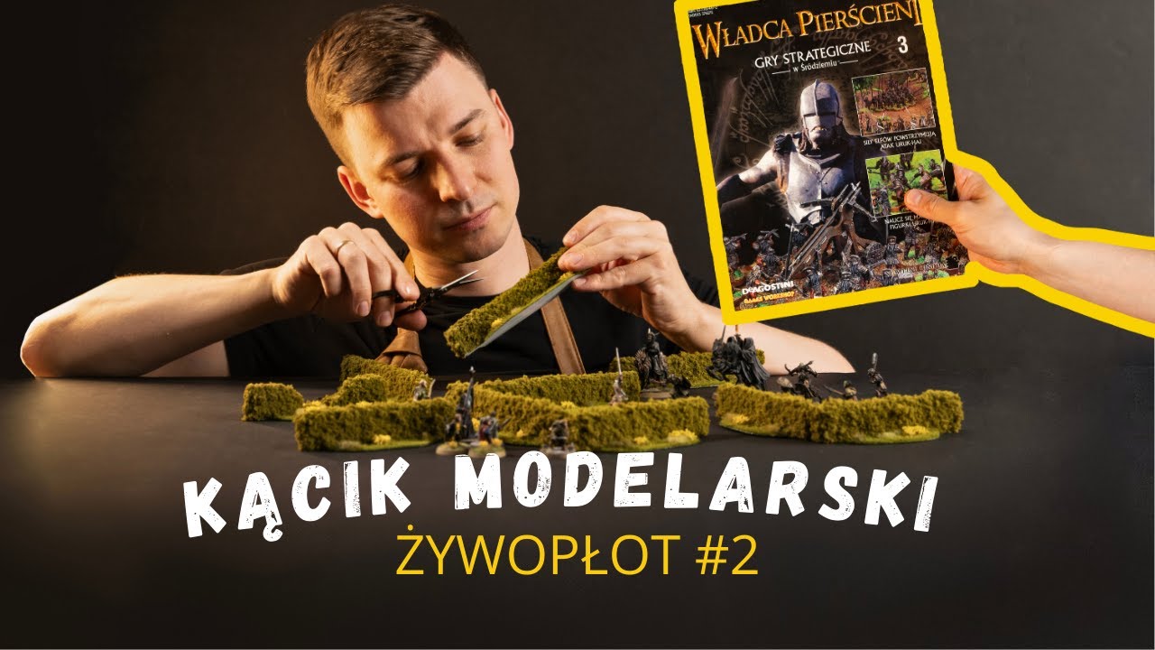 KĄCIK MODELARSKI #2 - Podstawowe elementy makiety - Żywopłoty
