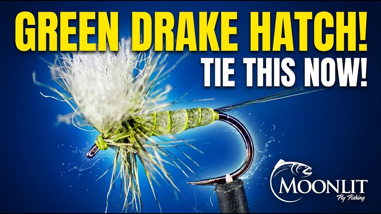 Green Drake Hatch IMMINENT! Tie the AeroFoam Guide Series Dry Fly NOW! (Fly Tying Tutorial) 